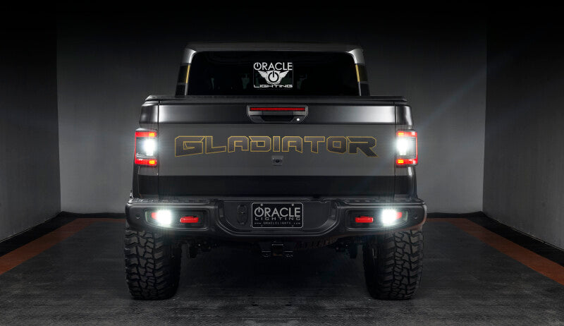 Oracle Rear Bumper LED Reverse Lights for Jeep Gladiator JT - 6000K SEE WARRANTY