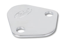 Load image into Gallery viewer, Ford Racing Ford Logo Fuel Pump Blockoff Plate - Chrome