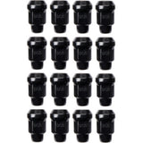 ITP Lug Nuts (Box of 16) - 12x1.25 60 Deg Taper / 17mm Head - Black