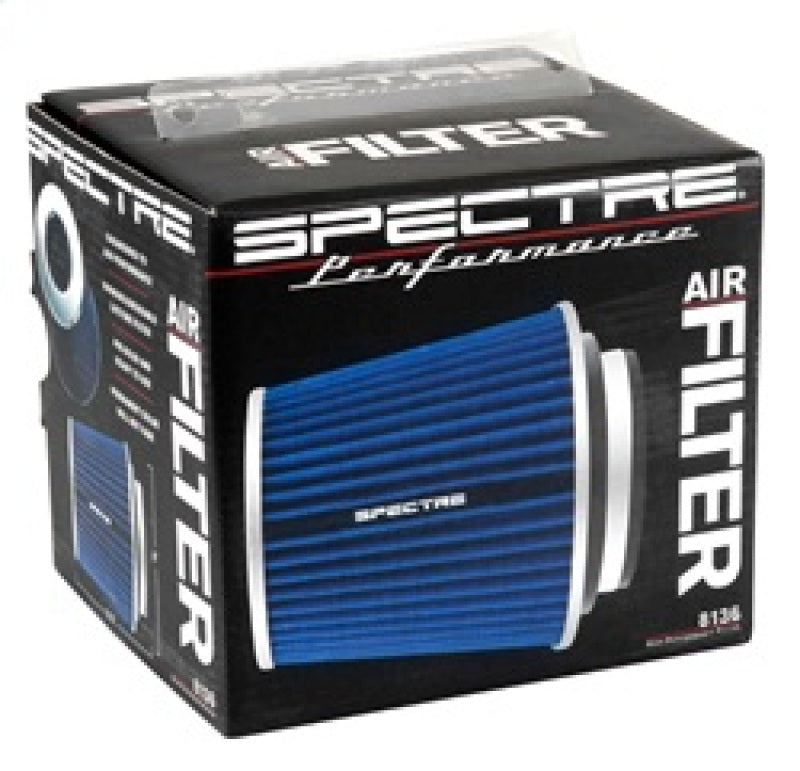 Spectre Adjustable Conical Air Filter 5-1/2in. Tall (Fits 3in. / 3-1/2in. / 4in. Tubes) - Blue