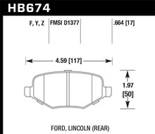 Load image into Gallery viewer, Hawk 11-19 Ford Explorer HPS 5.0 Rear Brake Pads