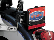 Load image into Gallery viewer, Kuryakyn License Plate Helmet Lock With Mount Black