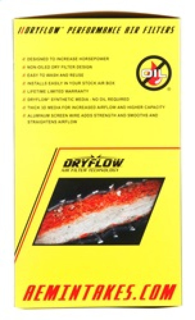 AEM 4 in x 9 in x 1 in Dryflow Element Filter