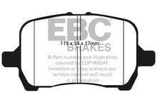 Load image into Gallery viewer, EBC 04-06 Chevrolet Cobalt 2.0 Supercharged Ultimax2 Front Brake Pads