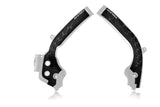 Acerbis 16-19 KTM 125-450 SX/SX-F/XC-F/XC/XC-W/EXC-F/ Husq Frame Guards- X-Grip - White/Black