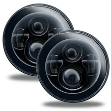 Load image into Gallery viewer, Oracle 7in High Powered LED Headlights - NO HALO - Black Bezel SEE WARRANTY