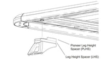 Load image into Gallery viewer, Rhino-Rack Jeep Wrangler JK Pioneer Leg Height Spacer - 2 Pairs