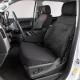 Covercraft 15-22 Chevrolet Colorado Polycotton SeatSaver Custom Front Row Seat Covers - Charcoal