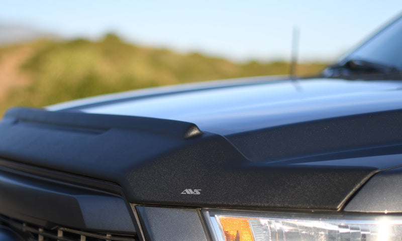 Tacoma Hood Shield - AVS Aeroskin II Black | 2016-18 Toyota Low Profile