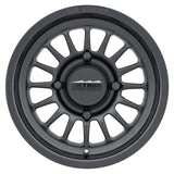 Method MR411 Bead Grip 15x7 / 4+3/13mm Offset / 4x156 / 132mm CB Matte Black Wheel