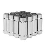 BLOX Racing 12-Sided P17 Tuner Lug Nuts 12x1.25 - Chrome Steel - Set of 16