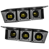 ORACLE Lighting 21-22 Ford Bronco Triple LED Fog Light Kit for Steel Bumper - Yellow SEE WARRANTY