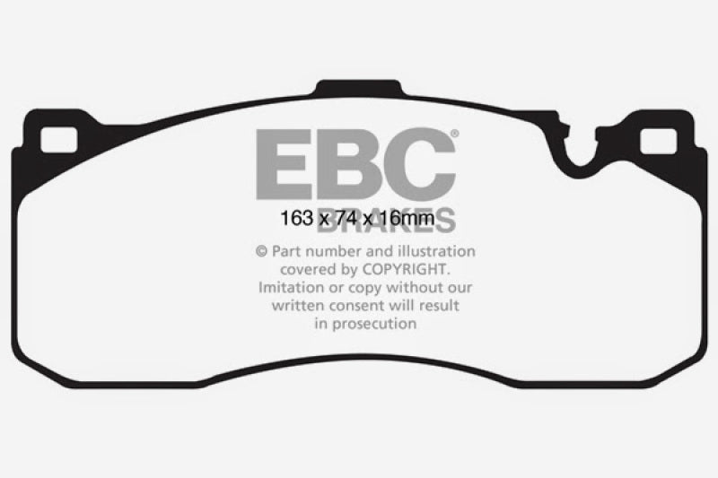 EBC 08-10 BMW 135 3.0 Twin Turbo Redstuff Front Brake Pads