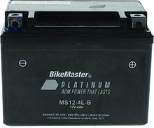 Load image into Gallery viewer, BikeMaster AGM Battery - MS12-4L-B