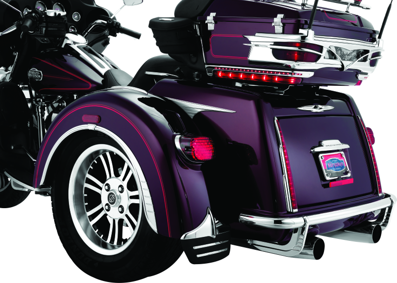 Kuryakyn Rear Mud Flaps For Trikes Chrome