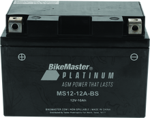 Load image into Gallery viewer, BikeMaster AGM Battery - MS12-12A-BS