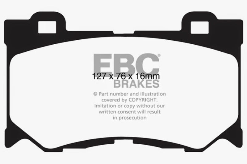 EBC 08-15 Infiniti G37 3.7 Bluestuff Front Brake Pads