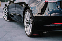 Load image into Gallery viewer, Rally Armor 17-23 Tesla Model 3 Black UR Mud Flap w/Blue Logo