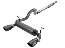 Load image into Gallery viewer, aFe Rebel Series 409 Stainless Steel Cat-Back Exhaust 18-21 Jeep Wrangler JL 2.0L (t) - Black Tip