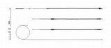 Brake Cable Set w/Hardwa re 68-69 Camaro