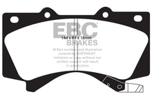 Load image into Gallery viewer, EBC 08+ Lexus LX570 5.7 Greenstuff Front Brake Pads