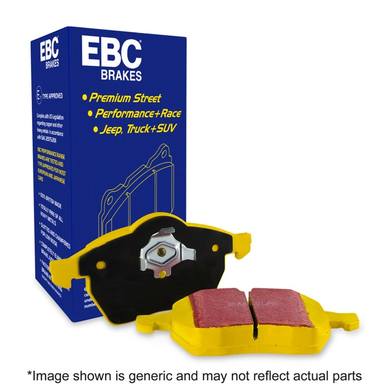 EBC 06-09 Audi RS4 4.2 (Cast Iron Rotors) Yellowstuff Front Brake Pads