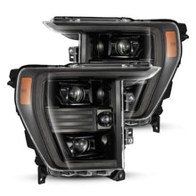 Load image into Gallery viewer, AlphaRex 21-22 Ford F150 PRO-Series Projector headlights Alpha-Black w/Activ Light/Seq Signal