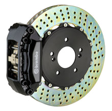 Load image into Gallery viewer, Brembo 96-01 A4/98-04 A6 2.8 Front GT BBK 4 Piston Cast 2pc 328x28 2pc Rotor Drilled-Black