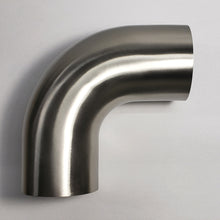 Load image into Gallery viewer, Stainless Bros 5in Diameter 1D Radius 90 Degree Bend 2in/2in Leg Mandrel Bend