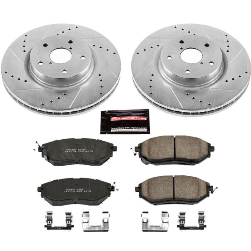 Power Stop 06-07 Subaru B9 Tribeca Front Z23 Evolution Sport Brake Kit