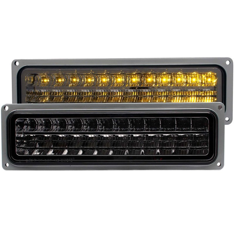 ANZO 1988-1998 Chevrolet C1500 LED Parking Lights Smoke