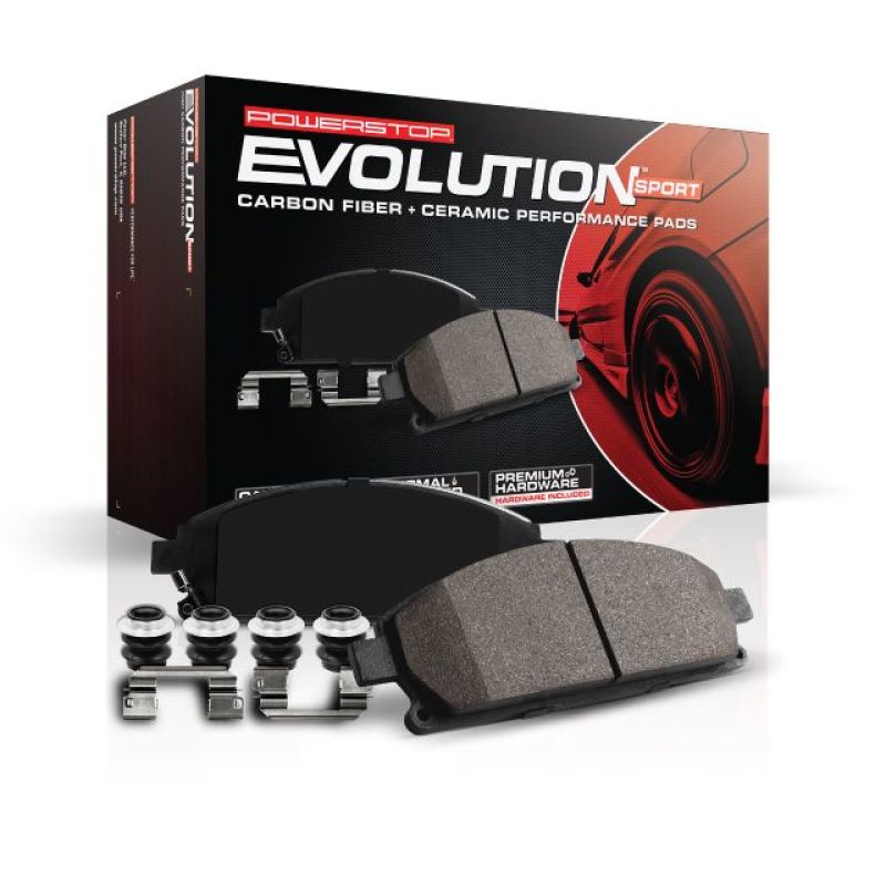 Power Stop 2019 Lexus ES300h Rear Z23 Evolution Sport Brake Pads w/Hardware