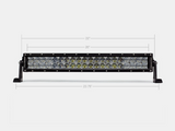 Cali Raised 22 Dual Row 5D Optic Osram Led Bar - Combo