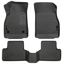 Load image into Gallery viewer, Husky Liners 11-12 Chevrolet Cruze WeatherBeater Combo Black Floor Liners