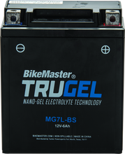 Load image into Gallery viewer, BikeMaster Trugel Battery MG7L-BS