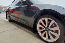 Load image into Gallery viewer, Rally Armor 17-23 Tesla Model 3 Black UR Mud Flap w/Dark Grey Logo