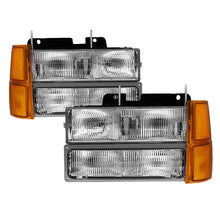 Load image into Gallery viewer, Xtune Chevy Suburban 94-98 Headlights w/ Corner &amp; Parking Lights 8pcs - OEM HD-JH-CCK94-OE-C-SET