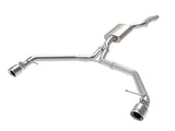 afe MACH Force-Xp 13-16 Audi Allroad L4 SS Axle-Back Exhaust w/ Polished Tips