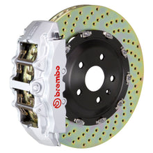 Load image into Gallery viewer, Brembo 06-10 Grand Cherokee SRT-8 Front GT BBK 8 Piston Cast 380x34 2pc Rotor Drilled-Silver