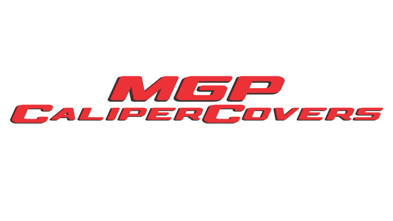 MGP 4 Caliper Covers Engraved Front RAM Engraved Rear RAMHEAD Red finish silver ch