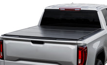 Load image into Gallery viewer, Access LOMAX Tri-Fold Cover 2022 Toyota Tundra 5Ft./6in. Bed w/ deck rail - Matte Black