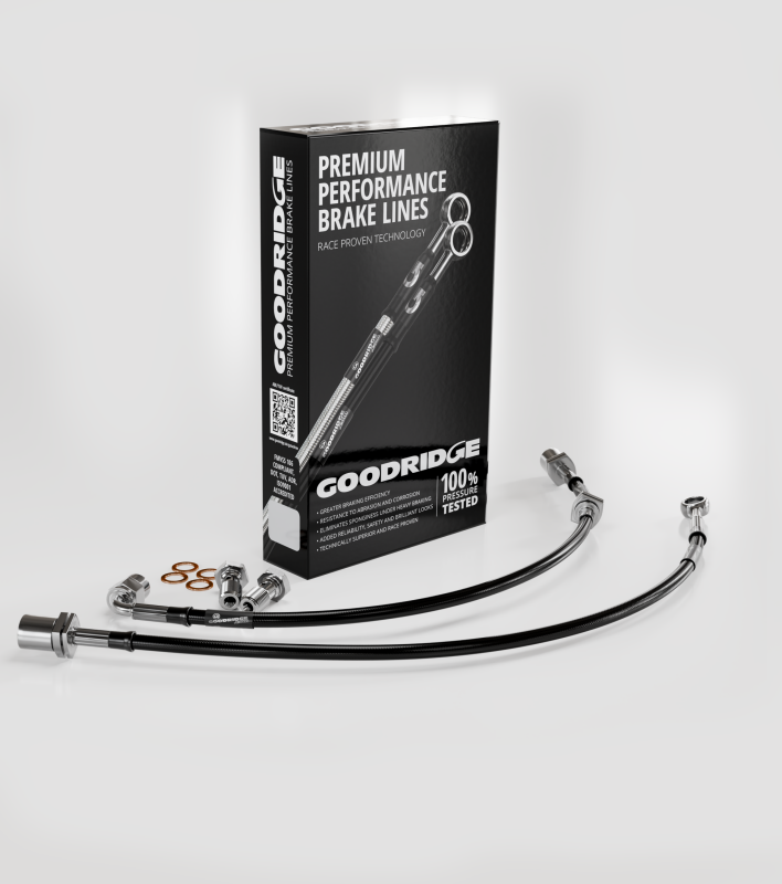 Goodridge 89-98 Nissan 240SX Stainless Steel Front Brake Lines