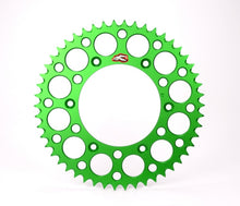 Load image into Gallery viewer, Renthal 98-99 Kawasaki KX80/ 01-22 KX85 Kawasaki Rear Grooved Sprocket - Green 420-50P Teeth