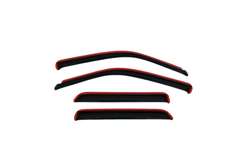 AVS 06-11 Chevy HHR Ventvisor In-Channel Front & Rear Window Deflectors 4pc - Smoke