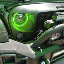 Load image into Gallery viewer, Oracle LED Headlights 7in High Powered with Black Bezel - Dynamic