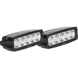 Westin Fusion5 LED Light Bar Single Row 5.5 inch Flex w/3W Epistar (Set of 2) - Black