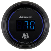 Load image into Gallery viewer, Autometer Cobalt Digital 52.4mm Black 0-100psi Oil Pressure Gauge