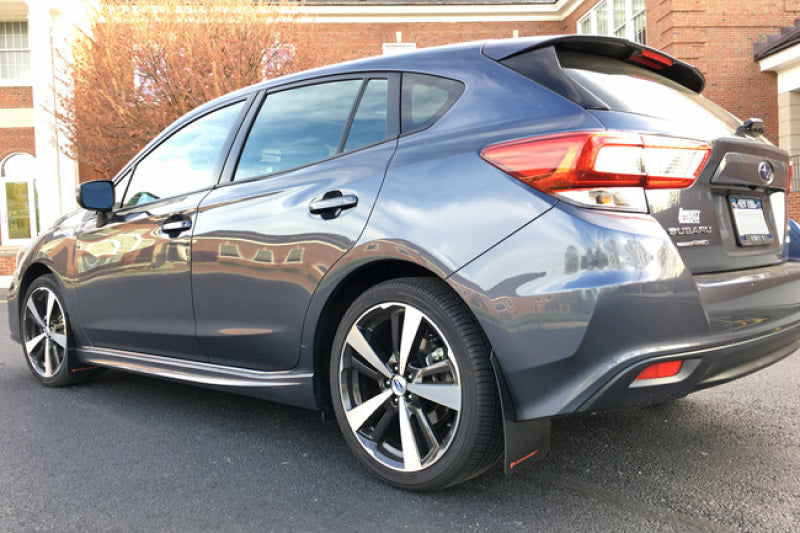 Rally Armor 17-23 Subaru Impreza 4D/5D Black UR Mud Flap w/Grey Logo