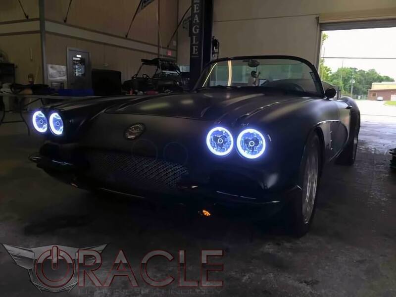 Oracle Pre-Installed Lights 5.75 IN. Sealed Beam - ColorSHIFT Halo SEE WARRANTY