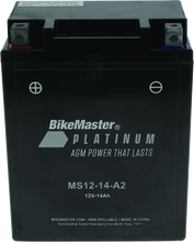 Load image into Gallery viewer, BikeMaster AGM Battery - MS12-14-A2